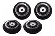 Expert 80mm Silicone Roller Wheels Kit 4u + 8 ABEC7 Bearings 0