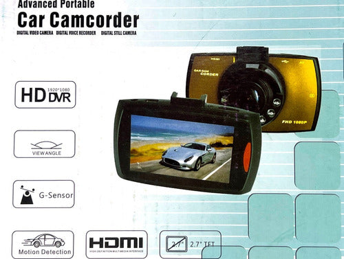 Video Camara Dashboard 2.7¨ Visión Nocturna Full Hd Auto C26 4