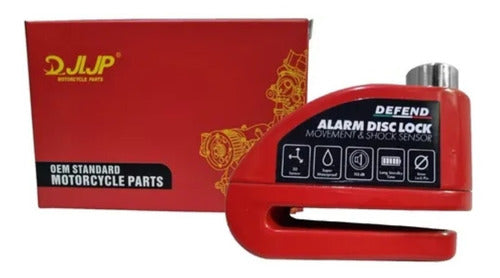 JLJP Disc Lock with Alarm for Motorcycle and Bicycle 0