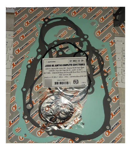 Alfa Complete Gasket Set for Brava Texana HS 200 Dual Sport 1