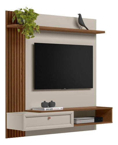 Punto Union Alvorada Wall Panel / TV Rack for up to 55 inches - 133x132 1