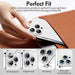 Camera Lens Protector Glitter Shimmer for iPhone 14 Pro Max Silver 8