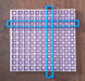15x15 Pythagorean Multiplication Table with 3D Printed Guides 3