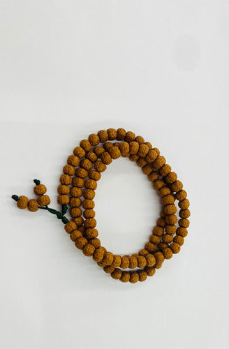 Collar Japa Mala Semilla Natural Rudraks 108 Cuenta Con Caja 1