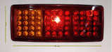 AN-708 Universal Rectangular Red/Amber LED Tail Lamps X2 2