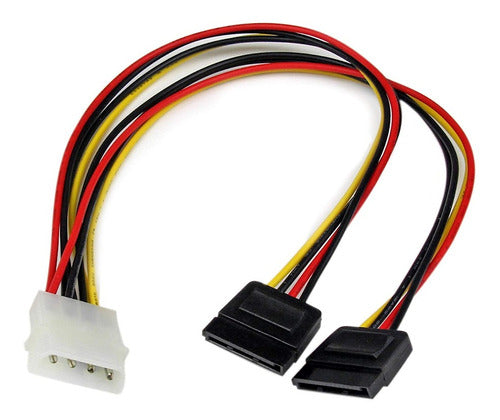 Toptecnouy Cable De Poder 4 Pin Ide A Doble Sata De Poder Disco Duro ® 0