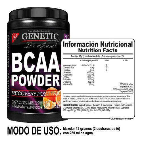 Genetic Sport Nutrition Aumento Muscular Whey Fase 1 Diabolic Bcaa Creatina 3