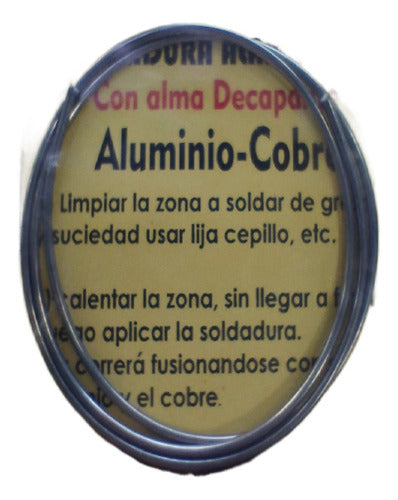 ALUCIN 10 Aluminum-Copper Flux Core Soldering Wire with Fluxing Agent 1