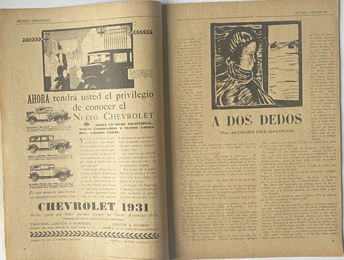 Mundo Uruguayo N°631, Paysandú, Florencio Sánchez, 1931  Mv 1