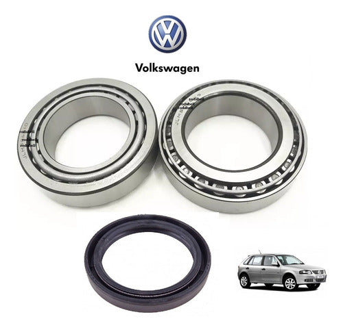 Kit Rulemanes Trasero Vw Gol + Reten + Grasa Excelente Calid 3