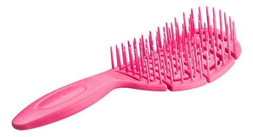 Dompel Maya Flexible Anti-Static Hair Brush - Pink 2