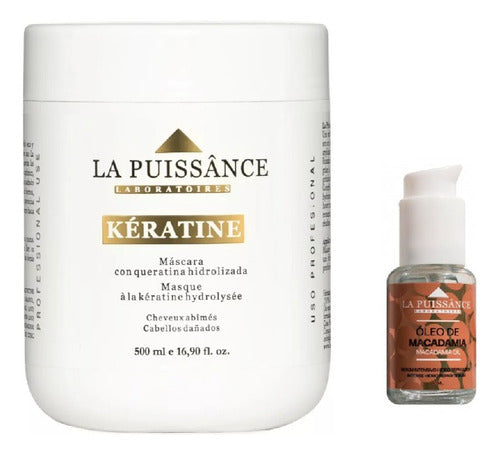 La Puissance Keratin 500ml Mask + Macadamia Oil 0