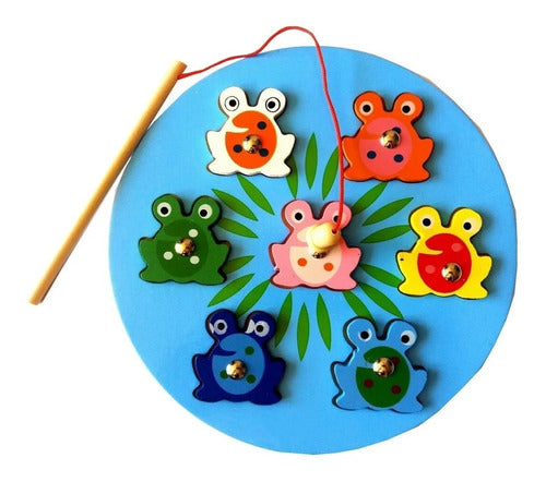 Magnetic Fishing Set Wooden Educational Kids Toy 1