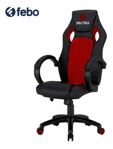 Meetion Gaming Chair MT-CHR05 Reclining Red Febo 1