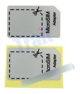 Micro Sim Adapter with Cutting Sticker - Easy to Use 5