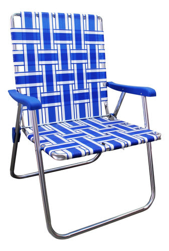 Myshopuruguay High Beach/Garden Chair Set with Straps - Pack of 2 1