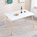 Plicosa Rectangular Nordic Table 120 X 70 X 75 Cm 3