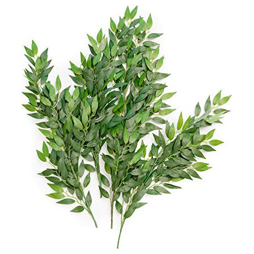 Lings Moment Artificial Italian Ruscus Stem 27.55" Tall 0