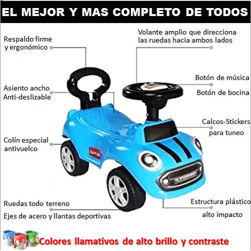 Prince Toys Nuevo Andador Caminador Bebe Barra De Empuje Patapata Niños 1