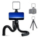 Fotopro Flexible Tripod with Cold Shoe Mount - Lightweight T-Mount 0