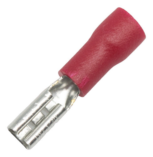 ELUMILED 50 Pre-Insulated Female Spade Terminals 2.8 Red A19 0.25-1mm2 0