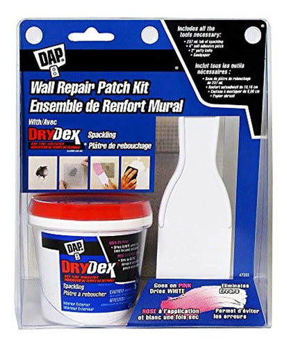 Dap 12345 3 Kit De Reparación De Pared Con Parche DryDex® 0