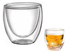 Double-Walled Transparent Glass 250ml for Coffee, Water, Wine 0