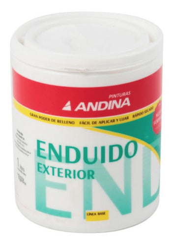 Enduido Plástico Exterior Andina X 1kg 0