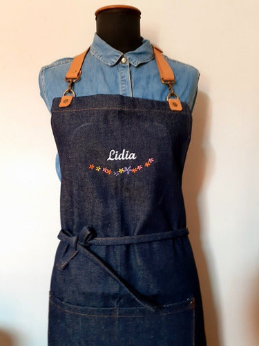 Patodalavidauniformes Gastronomic Apron Jean/Leather Asador for Men and Women 2