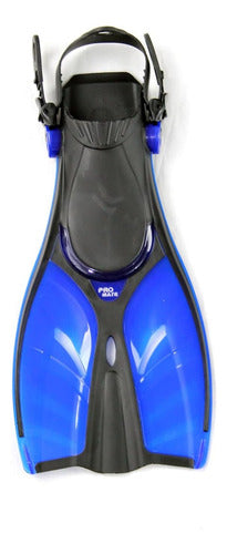 Promate Junior Mask Fins Snorkel Set for Kids, Blue 2