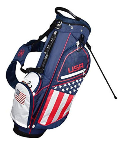 Hot-z Golf Usa Flag Deluxe Stars & Stripes 14 Way Deportes Y 0