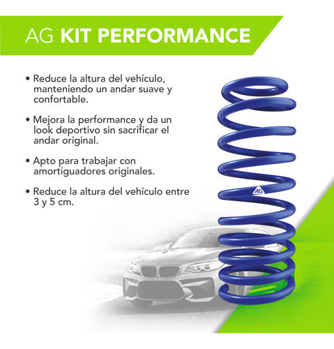 Kit Espirales Progresivos X 2 Ag Para Ford Fiesta Max 1.6 Am 6