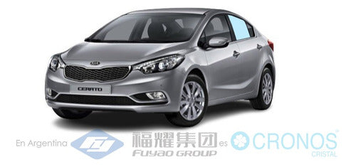 Fuyao Left Rear Door Glass Kia Cerato 4p 2013- 1