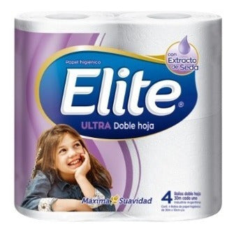 Papel Higienico Elite Ultra Seda Dh 4 X 30 Mt. Pack 6 Unid. 0