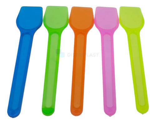 Distriplast Disposable Plastic Spoons X100 Units 1