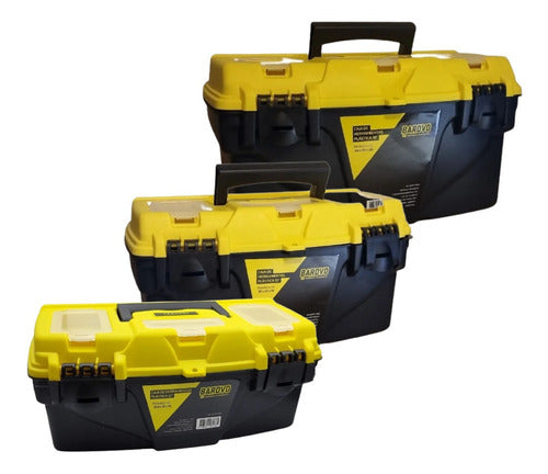 Barovo Tool Box Set: 12", 15", and 18" Plastic Kit 0