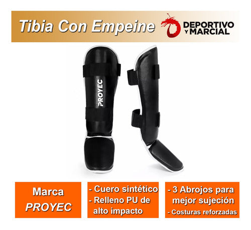 Proyec Tibia Con Empeine Kick Boxing Muay Thai Martial Arts 1