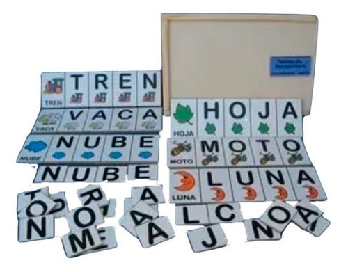 DAY Juego De Preescritura En Madera Asociación Dibujo-letras 0