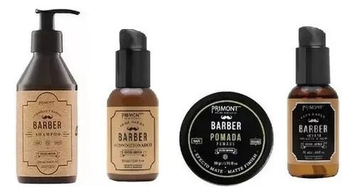Luxury Primont Barber Kit for Barbershops - Shampoo Balm Oil Pomades 0