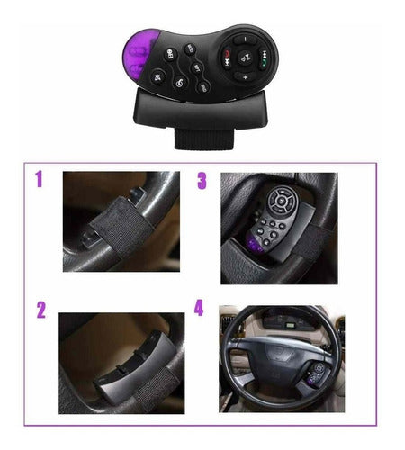 Universal Steering Wheel Stereo Remote Control for 7010B 7018B 7049 3
