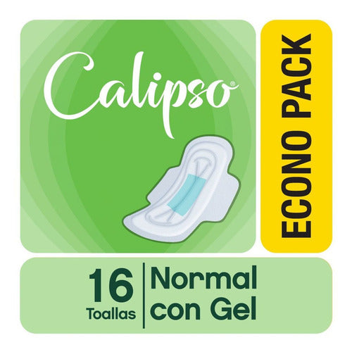 6 Calipso Feminine Hygiene Pad With Wings Pocket x 16 1