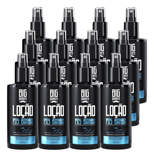 Loção Pós Barba Big Barber 250ml Menthol Fardo Com 12 Unidad 0