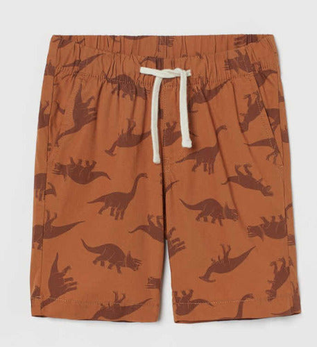 H&M Dinosaur Design Bermuda Shorts Size 3-4 Years - New 0