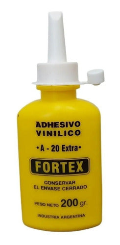 Adhesivo Vinilico / Cola Vinilica Fortex A-20 200 Grs 0