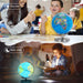 POOCCI Illuminated Interactive Educational Globe 15 cm for Kids and Adults 3