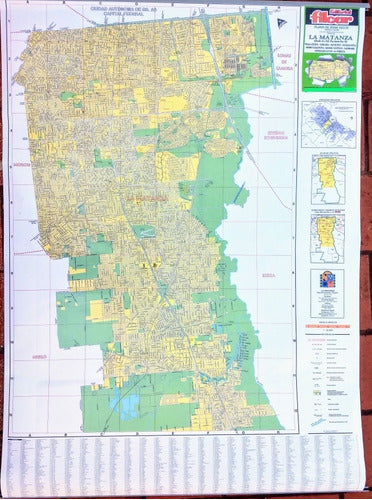 Filcar Mapa La Matanza Buenos Aires Laminado Varillado 2