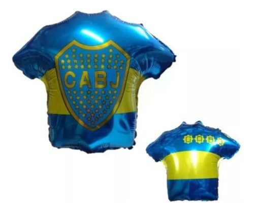 LOW Globo Camiseta Boca Juniors Metal Azul Y Amarillo X 10 U 0