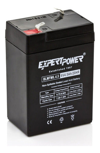 Expertpower Exp645 6v 4.5 Amp Rechargeable 2