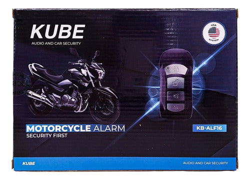 Kube Universal Motorcycle Alarm with Remote Control 0