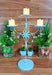 10-Candle Holder, Centerpiece with Hanging Crystals by Candelady 1